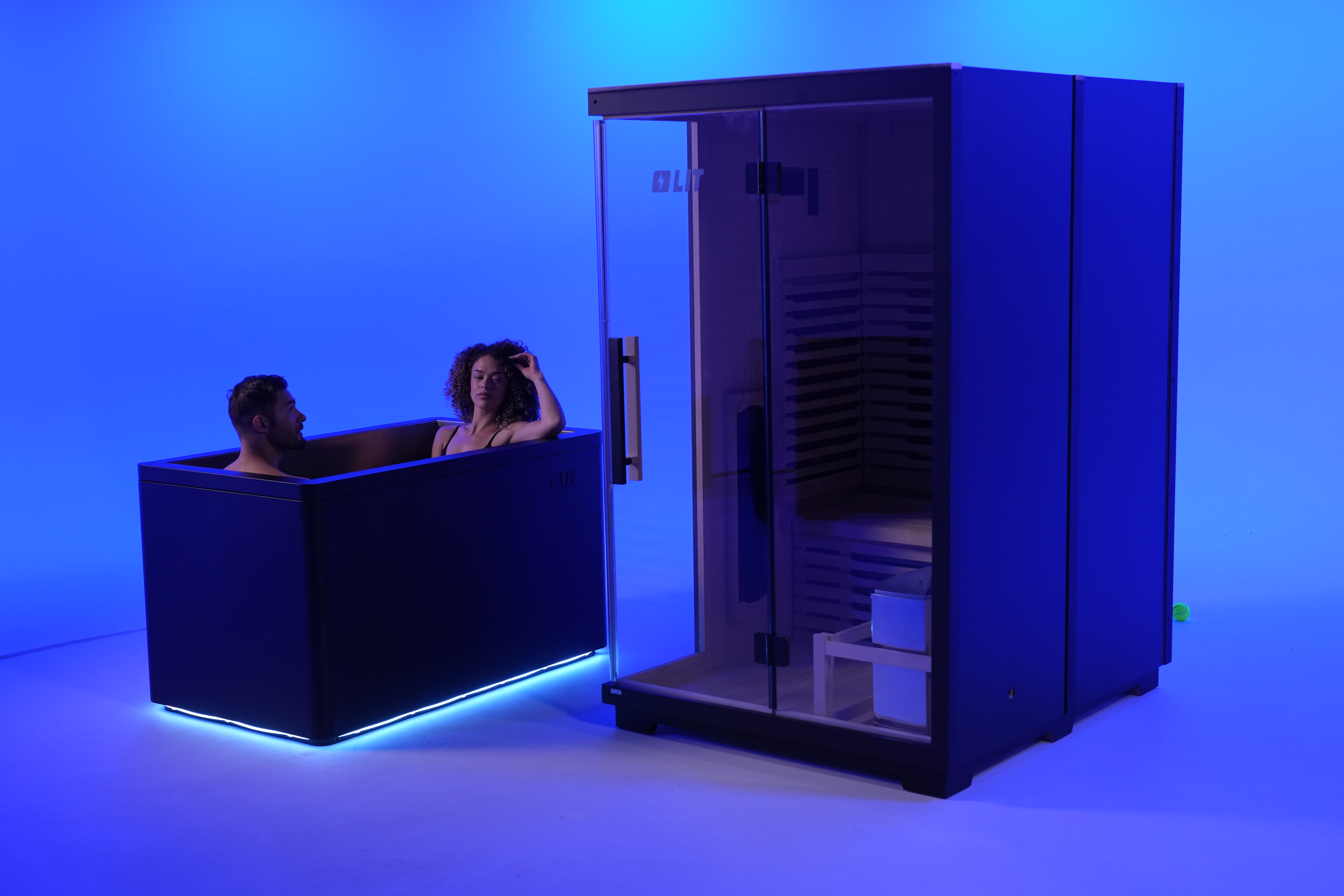 Infrared sauna at Float Boston
